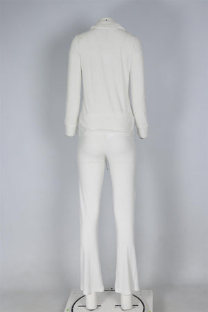 SKIMS WHITE COTTON PYJAMAS XXXSMALL