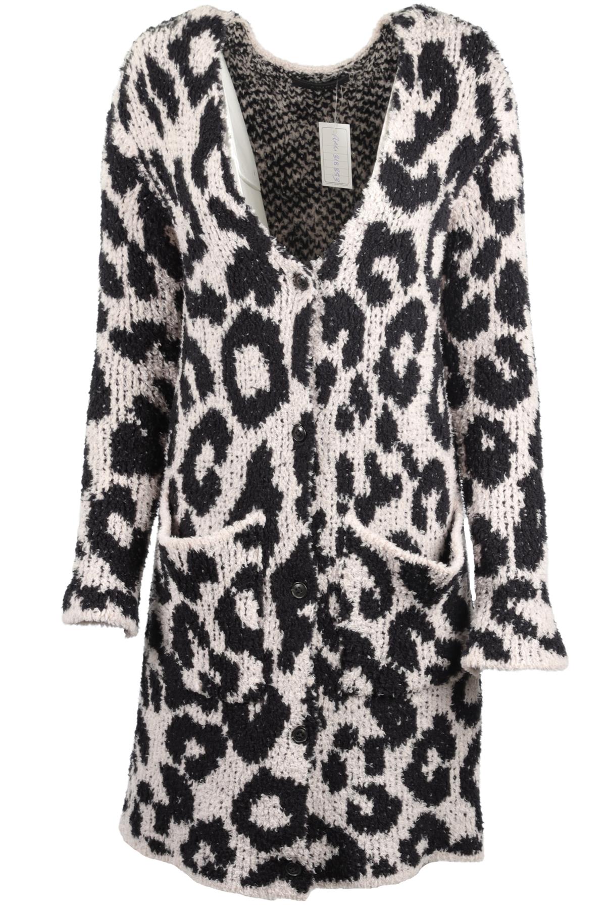 AMIRI BLACK WOOL CARDIGAN XSMALL