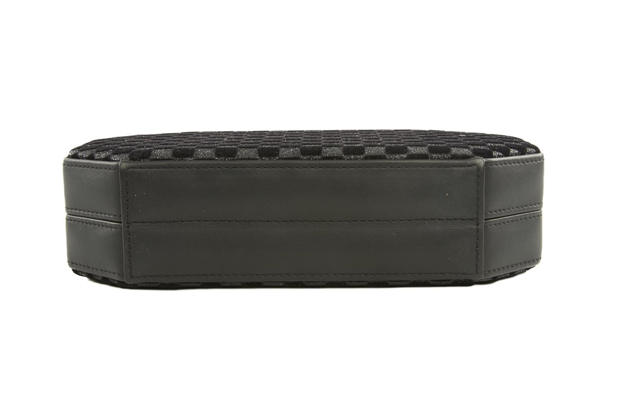 MISELA BLACK LEATHER CLUTCH