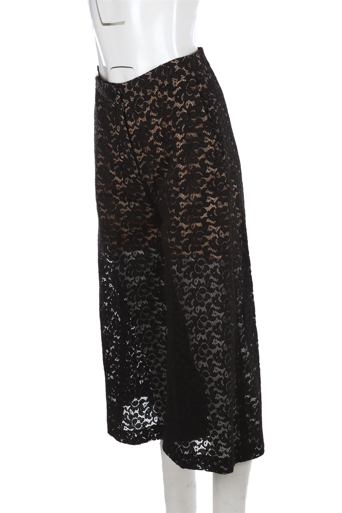 STELLA MCCARTNEY BLACK LACE CULOTTES IT 38 UK 6