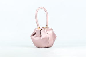 GABRIELA HEARST PINK DEMI SATIN TOTE BAG SMALL