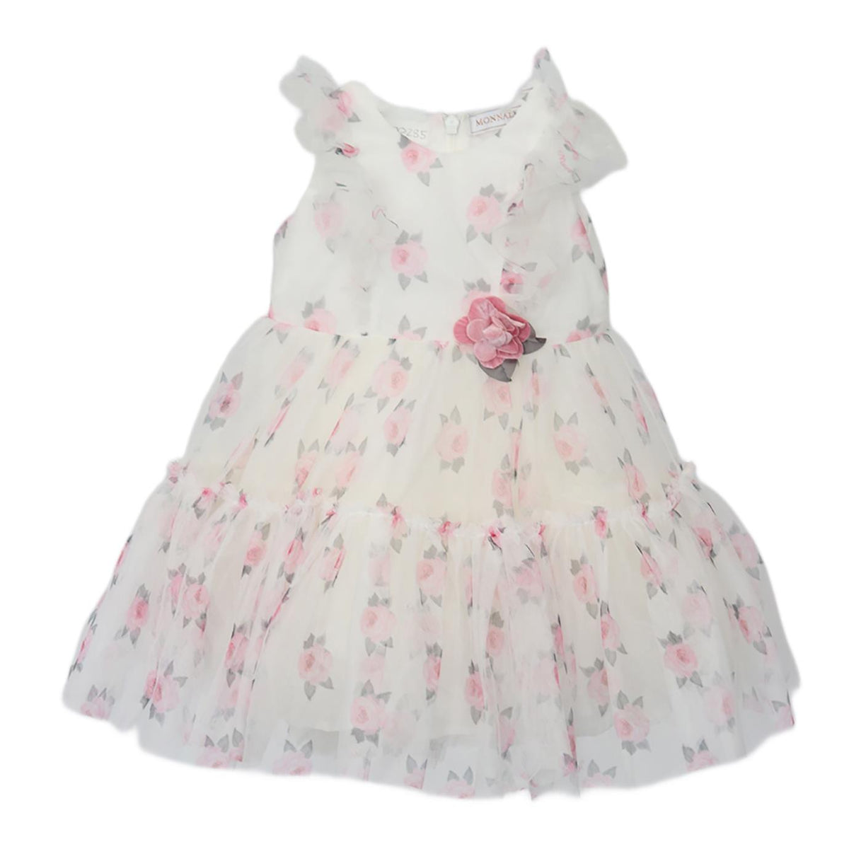 MONNALISA BABY GIRLS TULLE DRESS 18 MONTHS