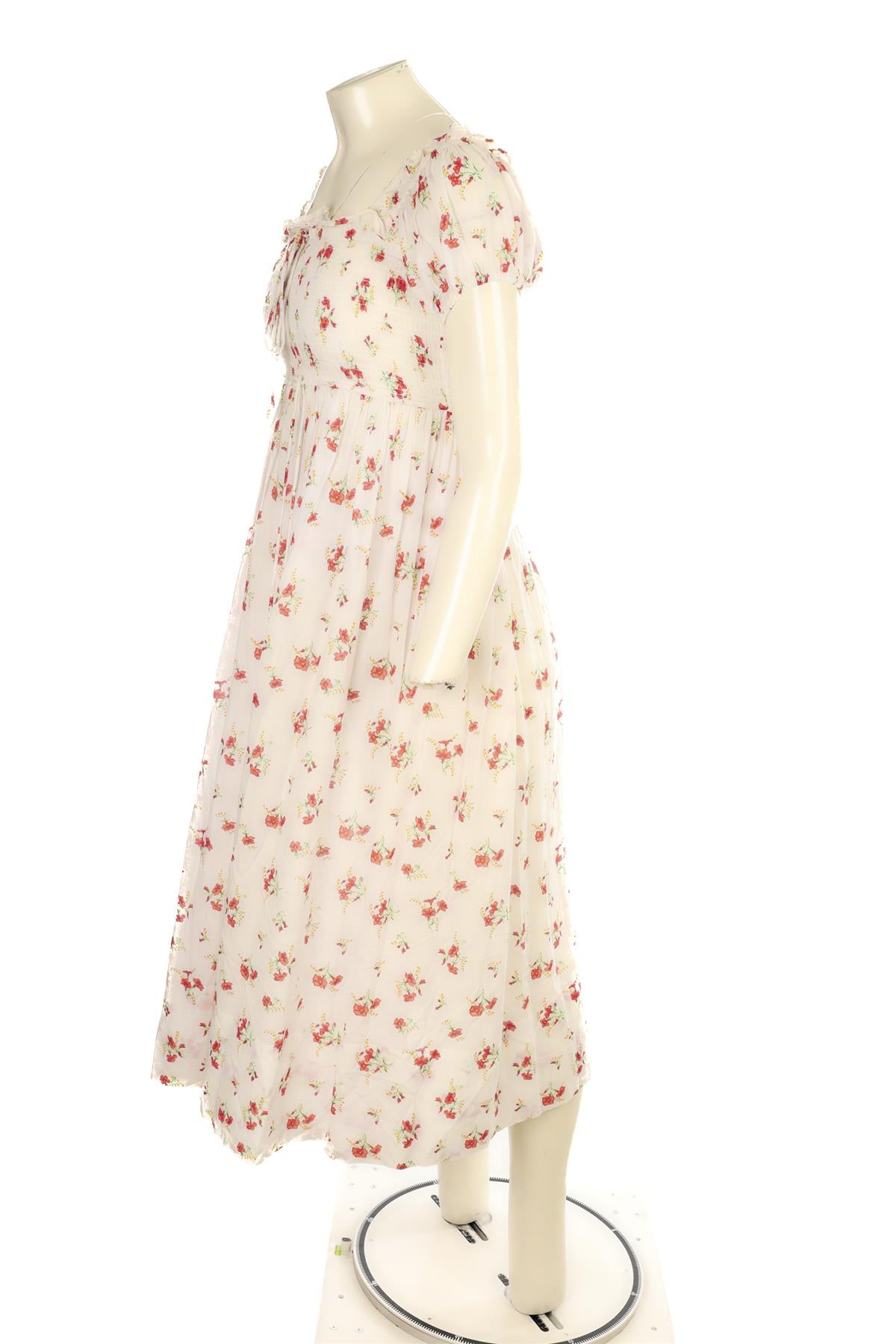 DOEN WHITE WOVEN MAXI DRESS XSMALL
