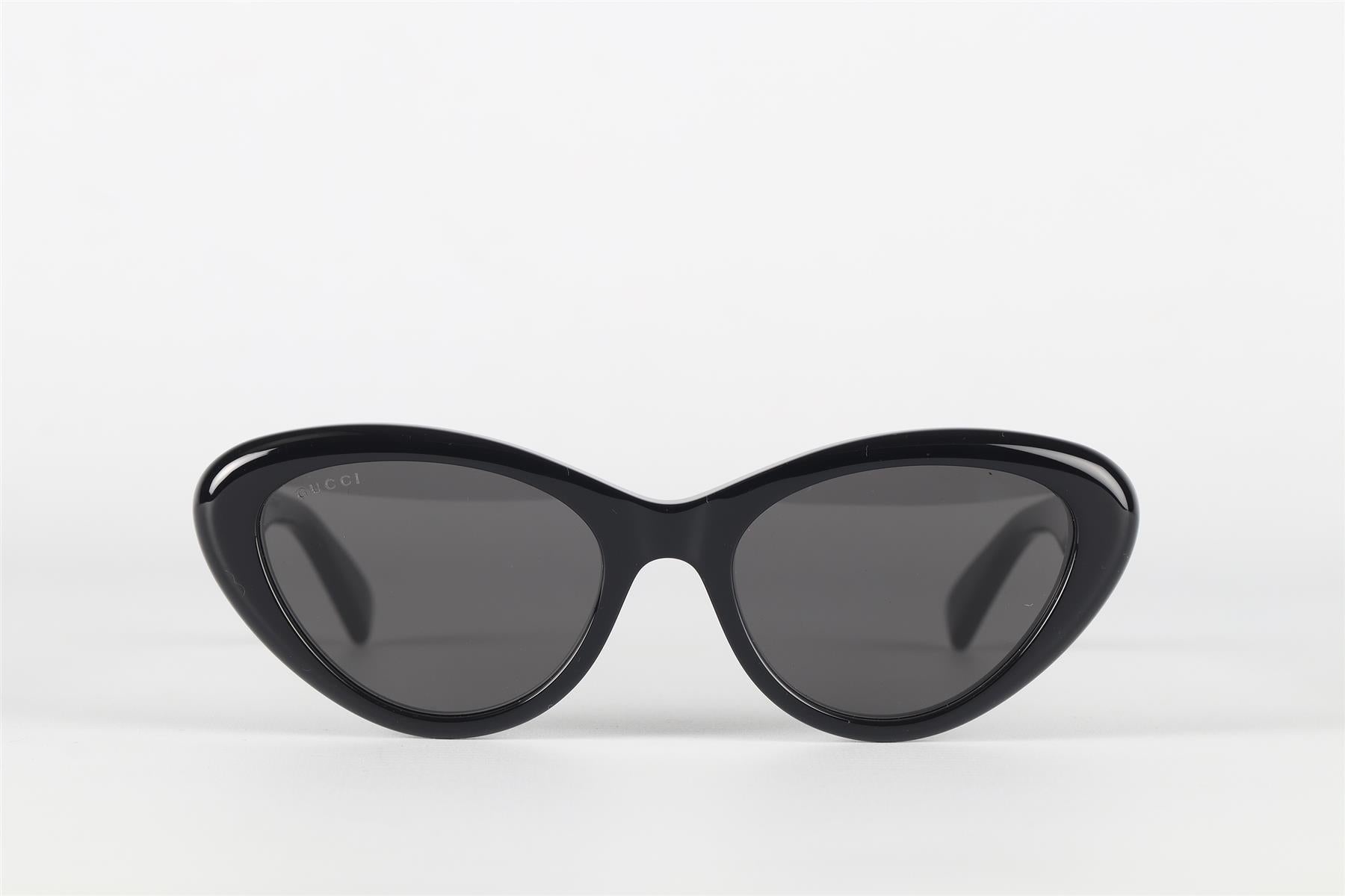 GUCCI BLACK CAT EYE ACETATE SUNGLASSES