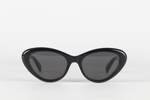 GUCCI BLACK CAT EYE ACETATE SUNGLASSES