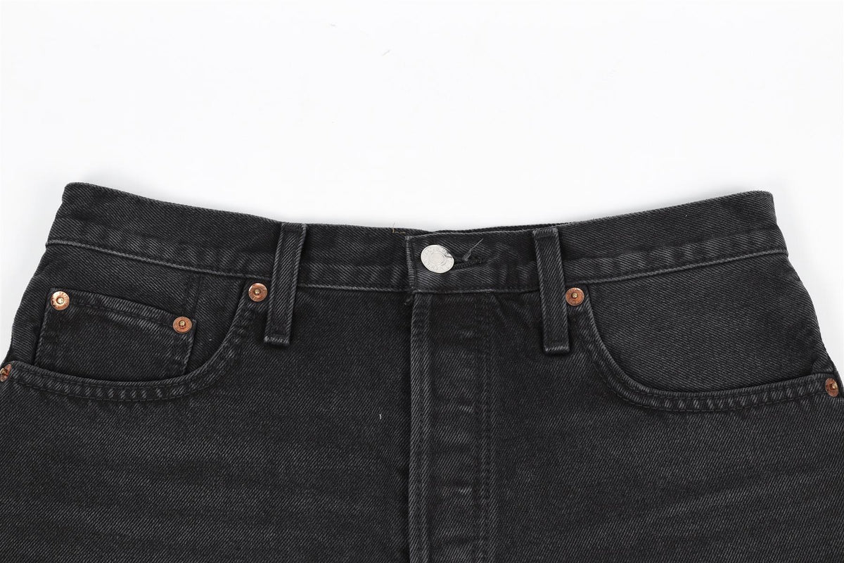 RE/DONE HIGH RISE DENIM SHORTS W27 UK 8-10