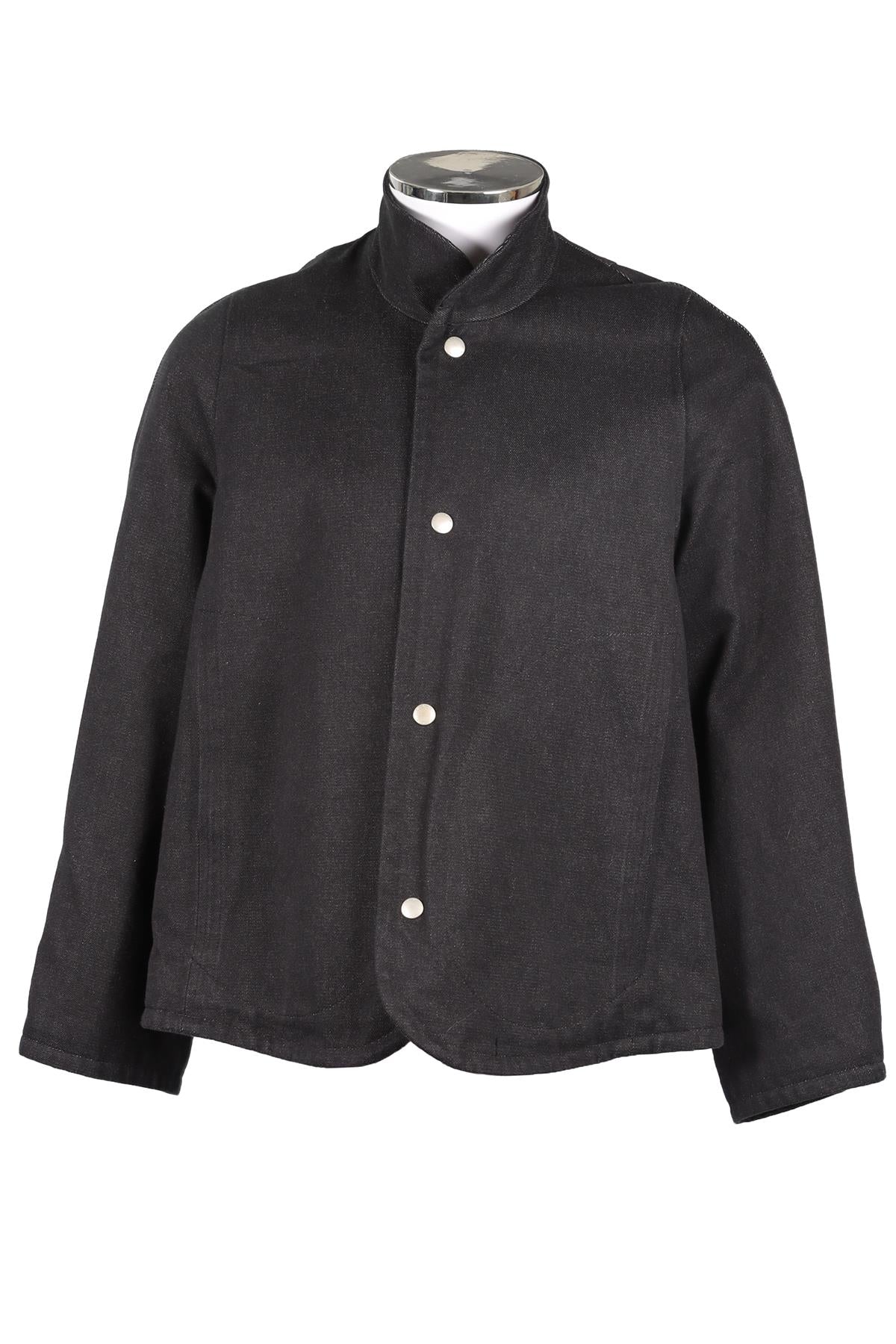 3MAN BLACK MEN'S DENIM JACKET SMALL