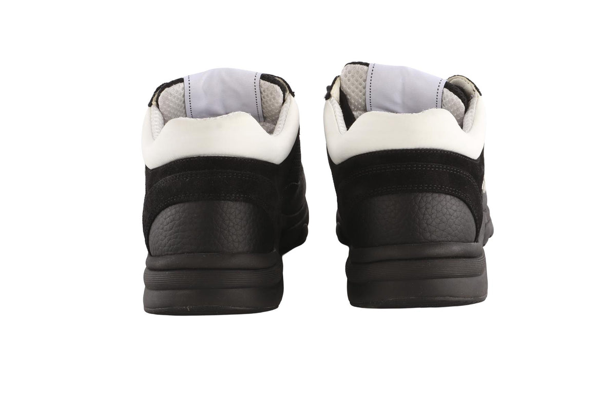 CHANEL BLACK CC SUEDE SNEAKERS EU 37 UK 4 US 7