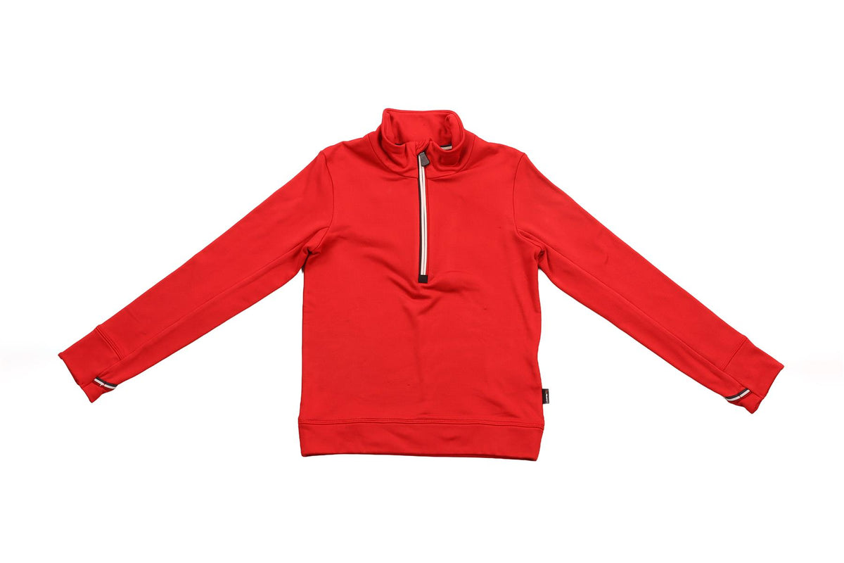 MONCLER GRENOBLE RED KIDS BOYS TOP 8 YRS