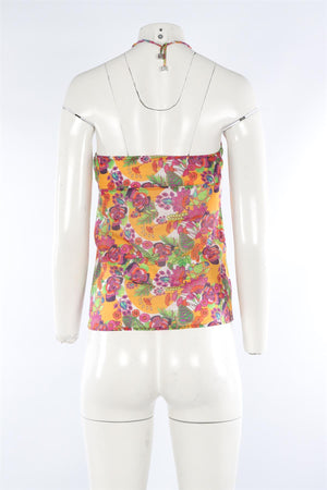 CHRISTIAN DIOR 2004 MULTI COTTON TOP FR 38 UK 10