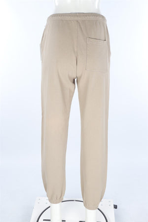 SPORTY & RICH BEIGE COTTON TRACK PANTS LARGE