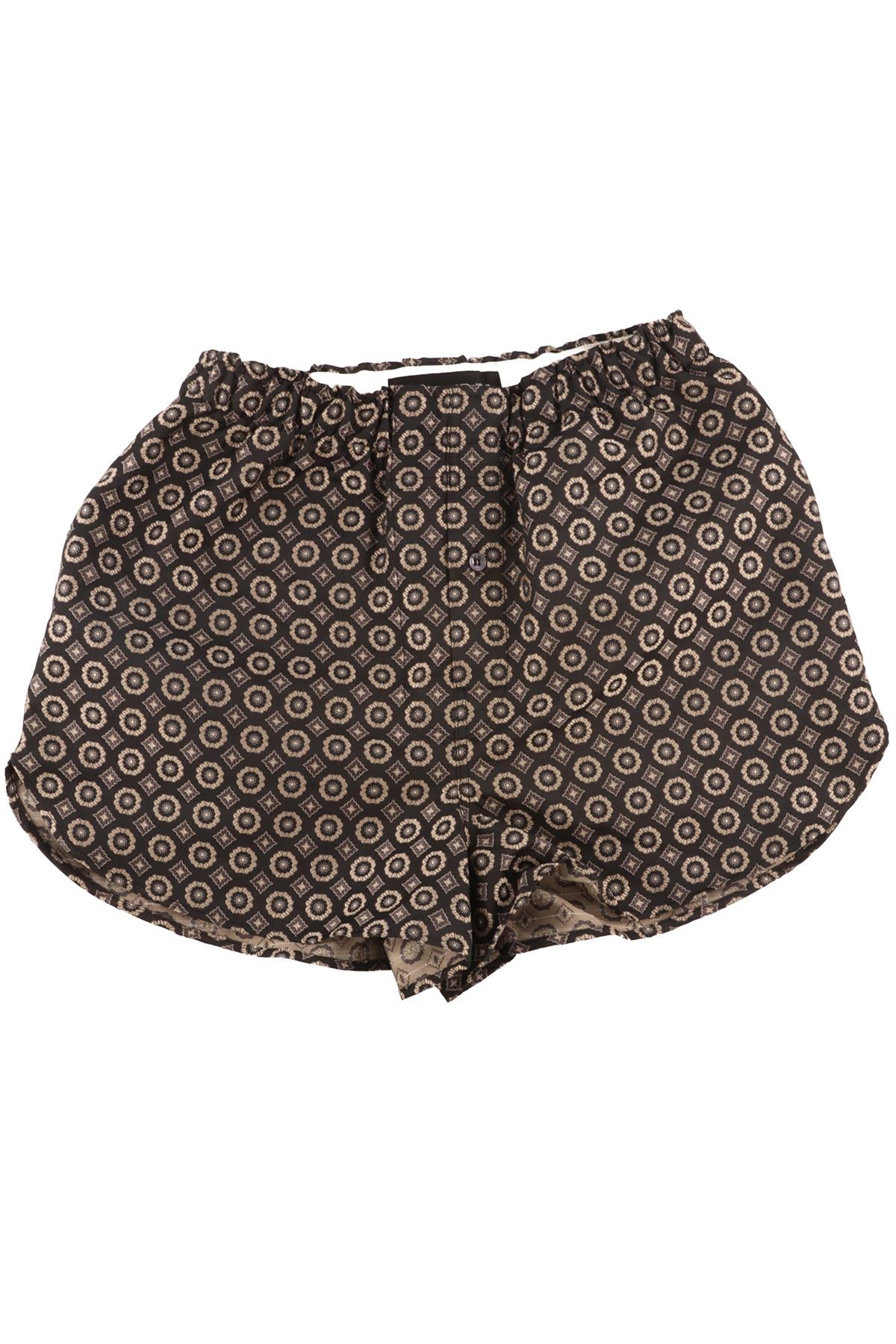 ETRO GREY JACQUARD SHORTS IT 38 UK 6