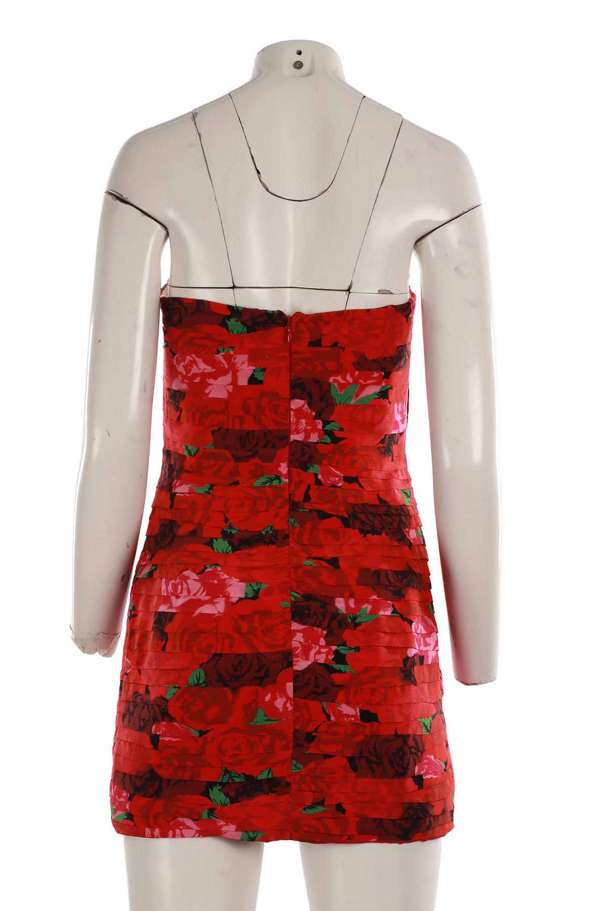 MAGDA BUTRYM MULTI SILK MINI DRESS FR 40 UK 12