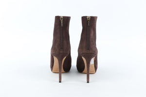 JIMMY CHOO BROWN SUEDE ANKLE BOOTS EU 38 UK 5 US 8