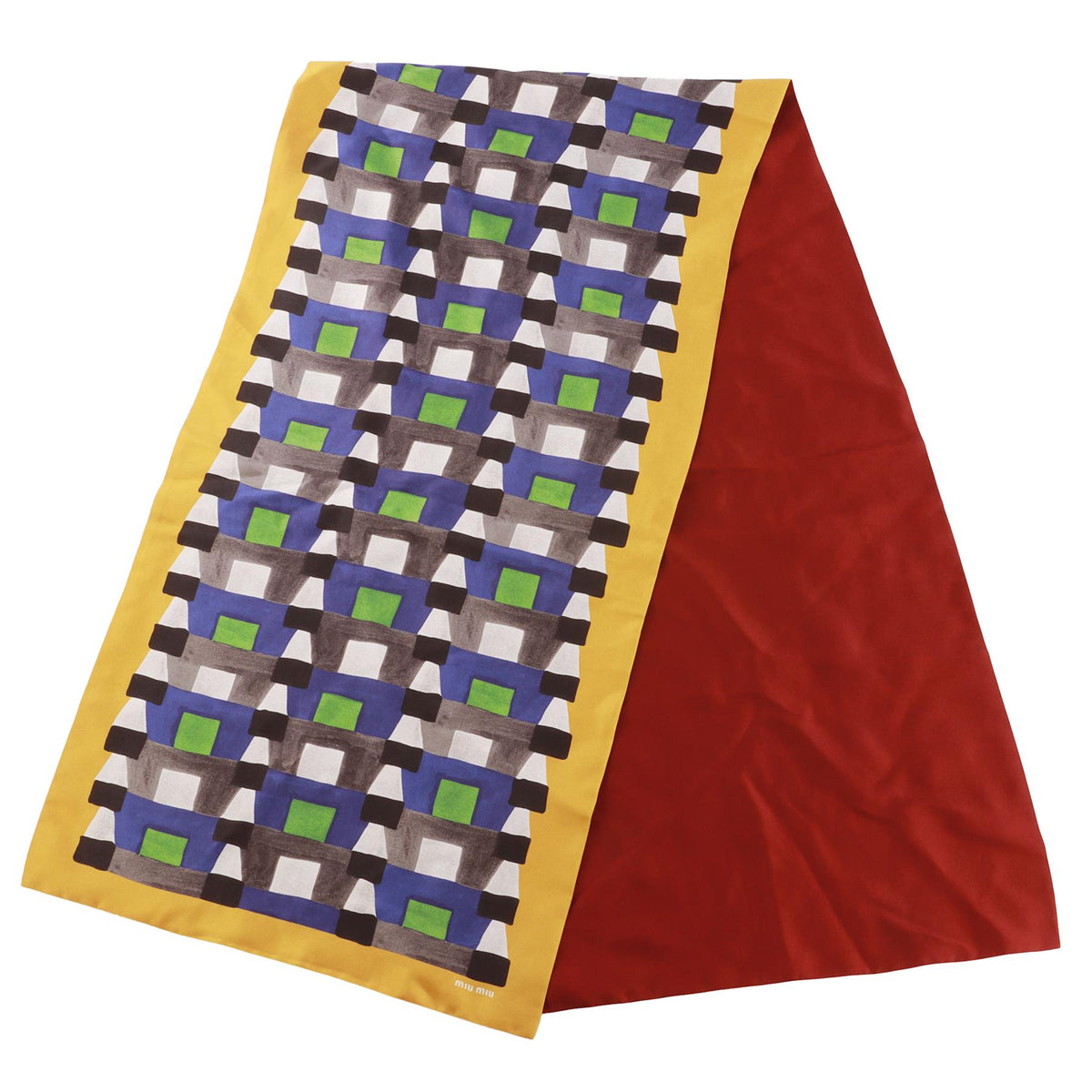MIU MIU MULTI SILK SCARF
