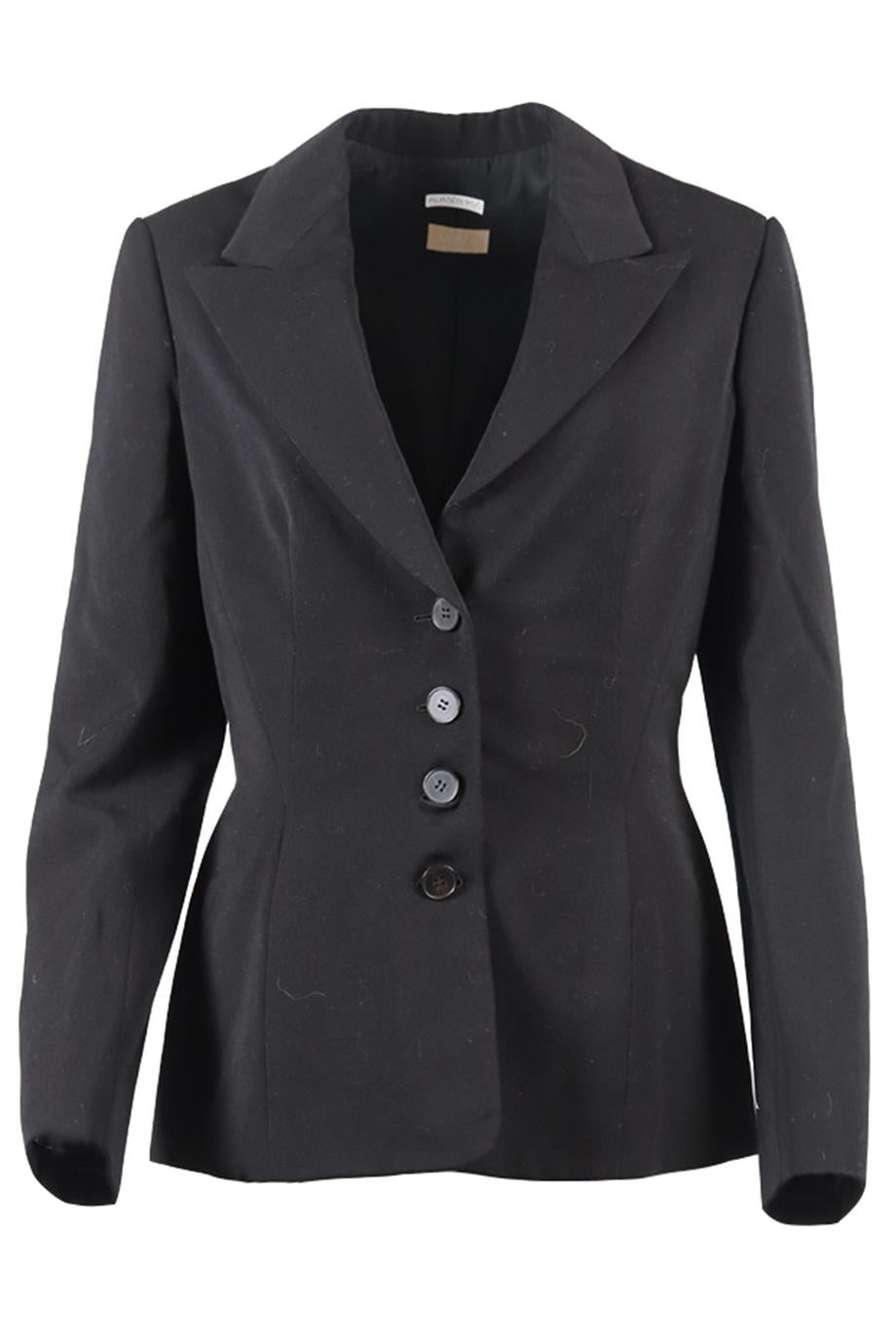 AZZEDINE ALAÏA WOOL BLEND BLAZER FR 40 UK 12