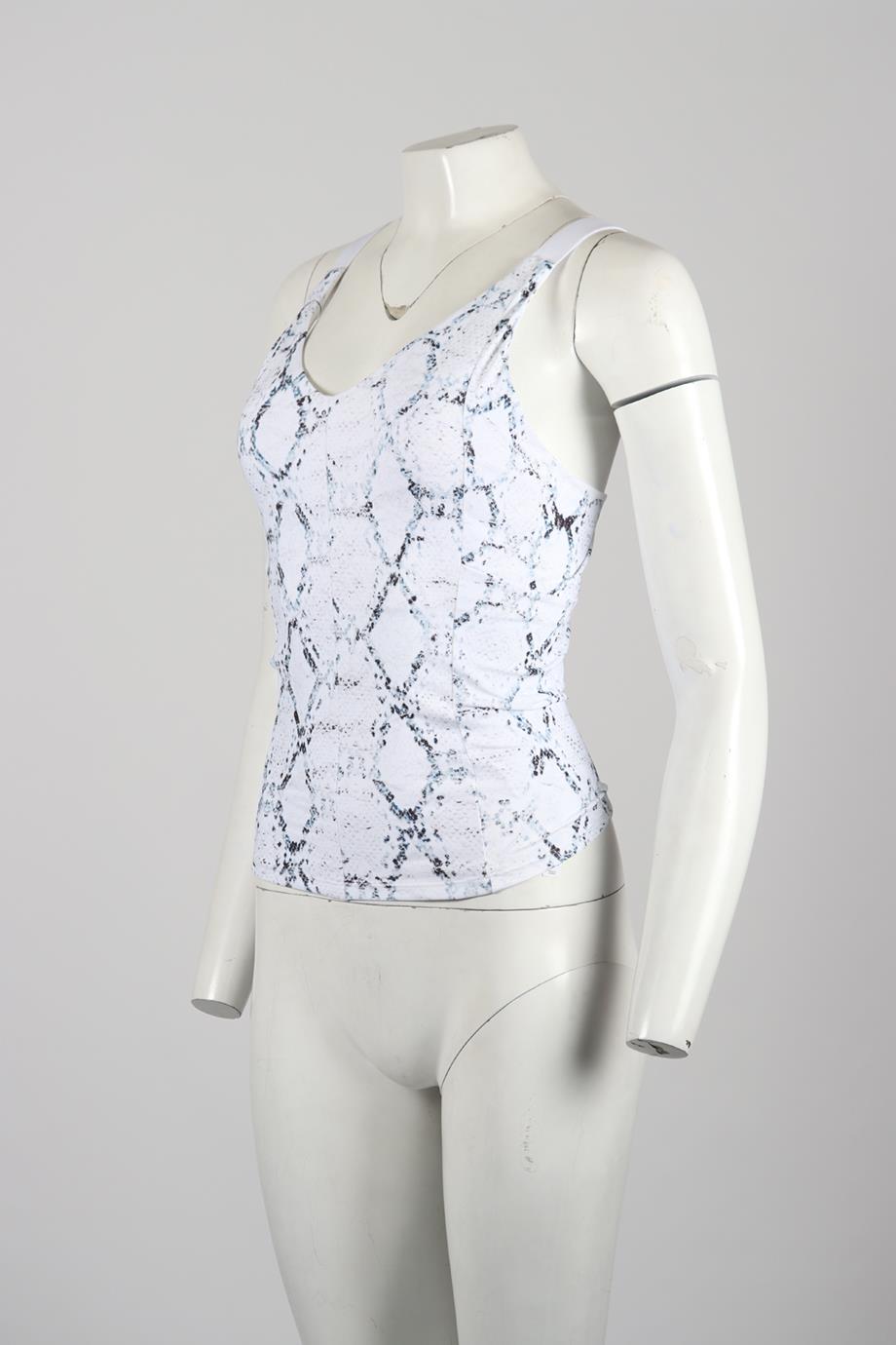 VARLEY PRINTED STRETCH JERSEY TOP MEDIUM