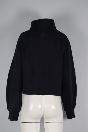 LULULEMON NAVY COTTON SWEATSHIRT MEDIUM/LARGE