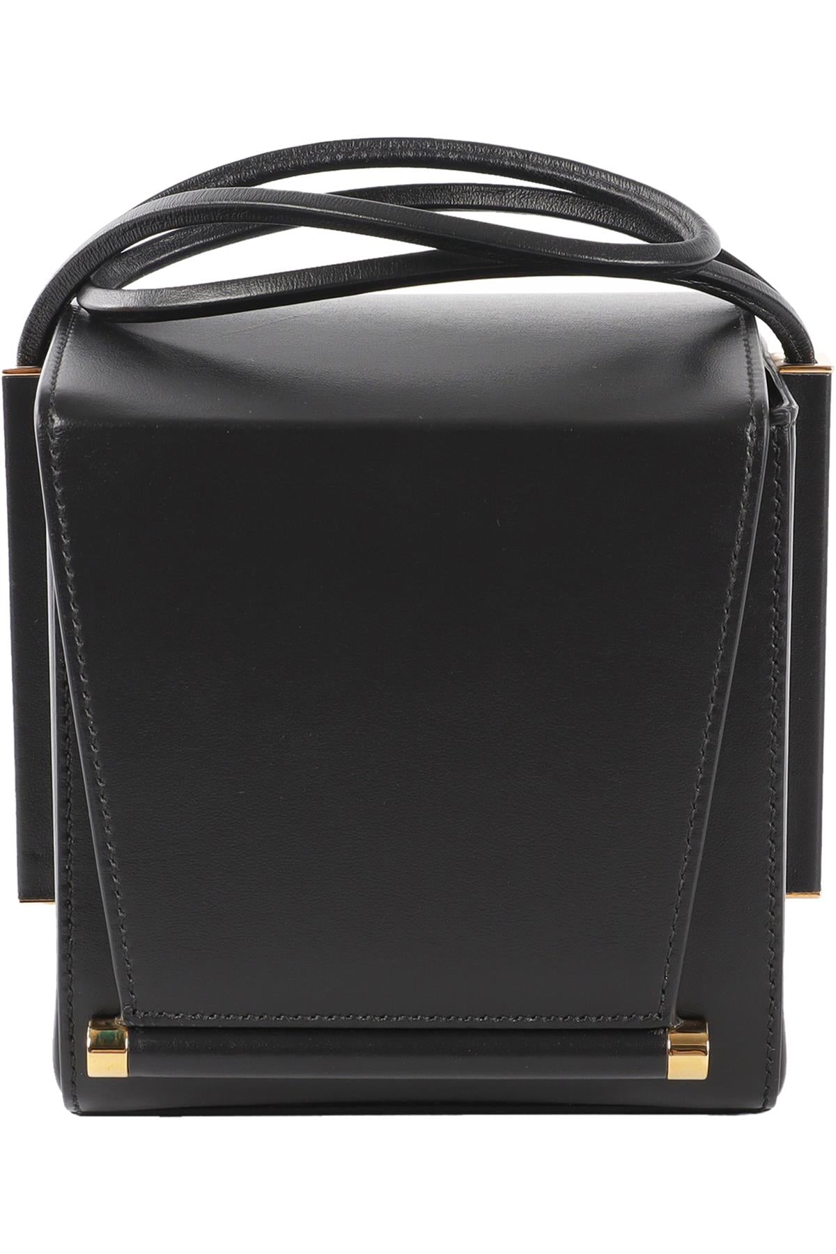 ROKSANDA BLACK BOX LEATHER CLUTCH