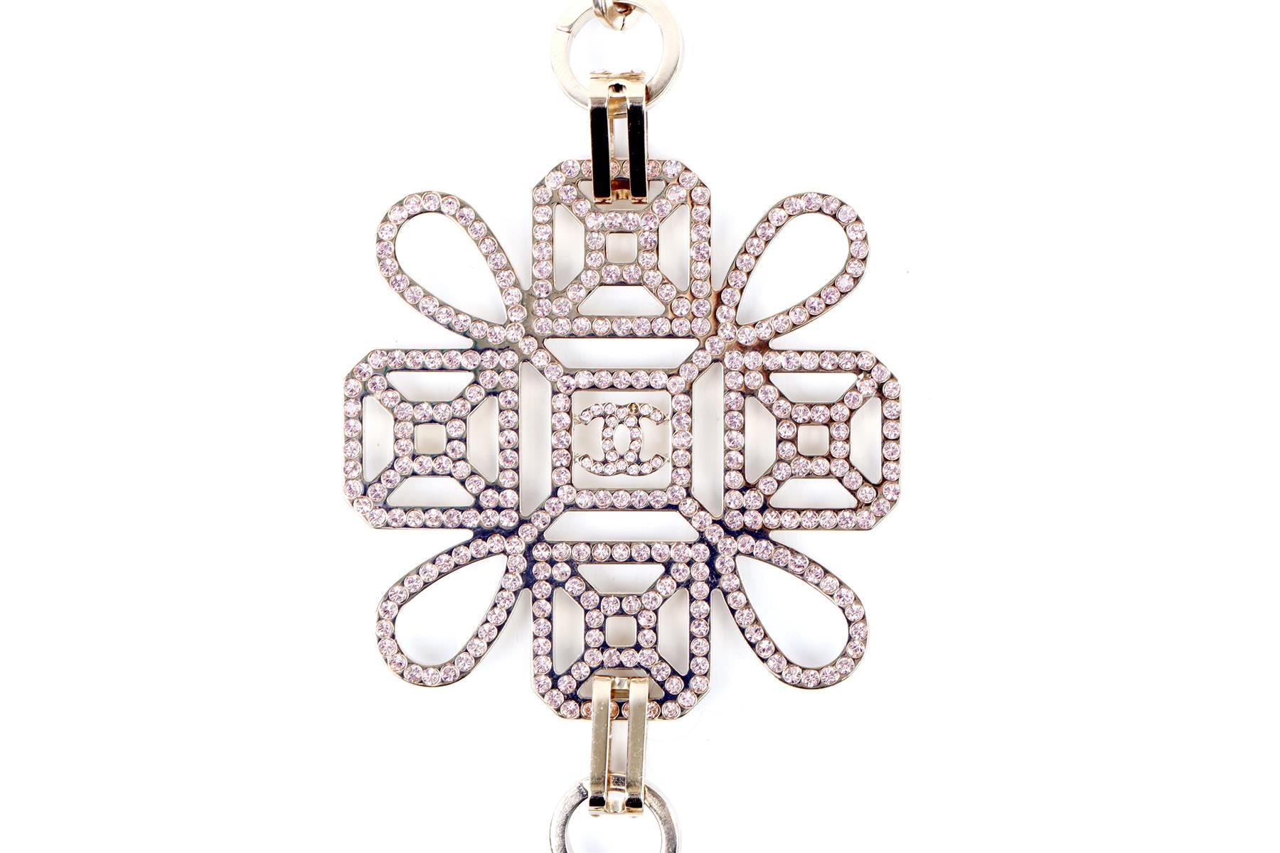 CHANEL PINK 2017 CC CHAIN NECKLACE