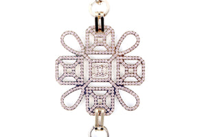 CHANEL PINK 2017 CC CHAIN NECKLACE