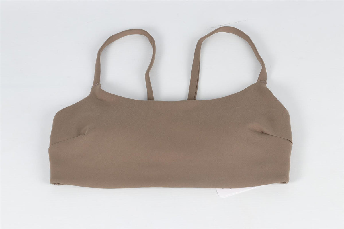 LULULEMON KHAKI SPORTS BRA US 4 UK 8