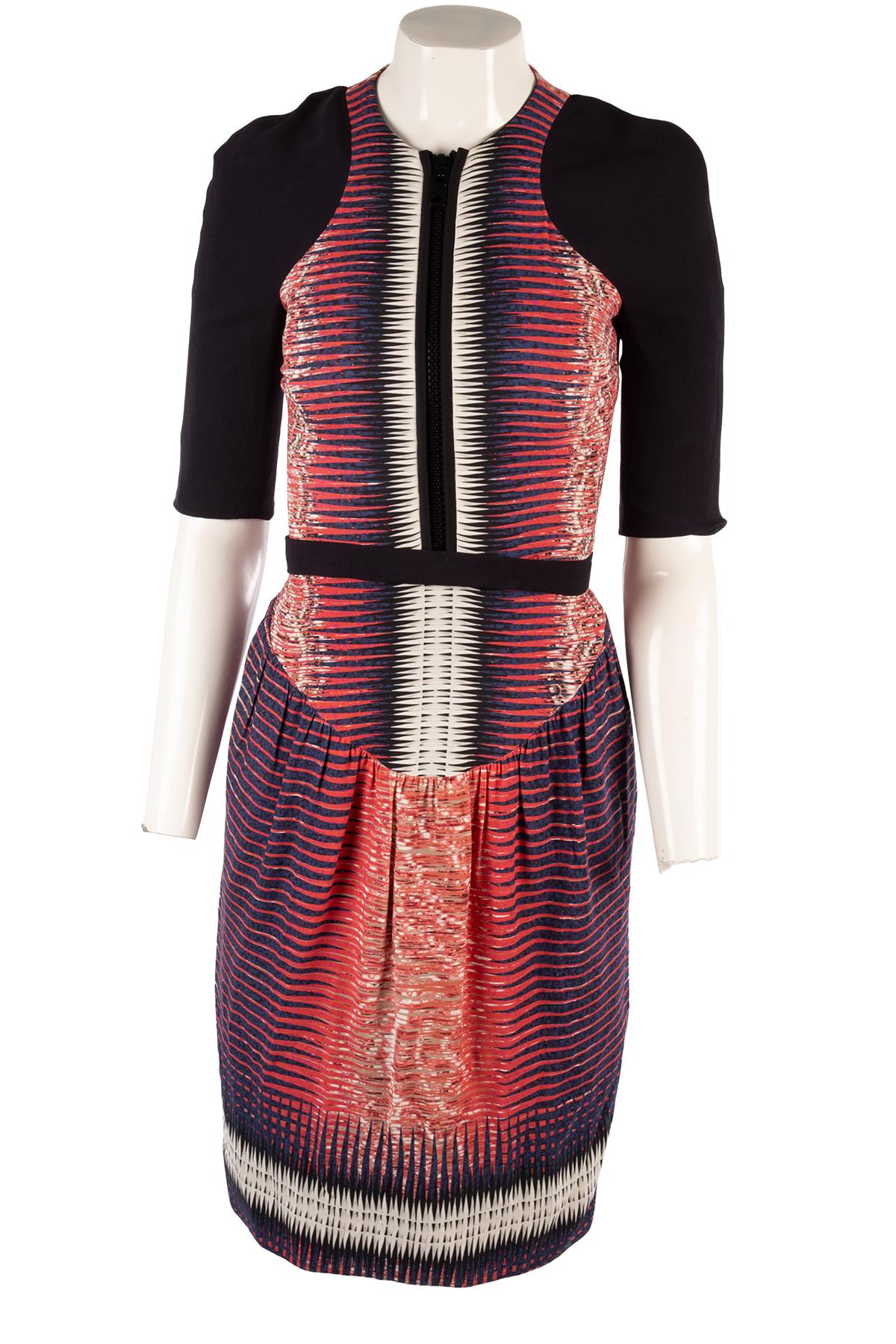 PETER PILOTTO MULTI CREPE MINI DRESS UK 8