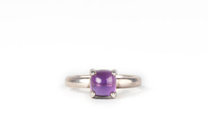 TIFFANY & CO + PALOMA PICASSO PURPLE SUGAR STACKS STERLING SILVER RING UK P