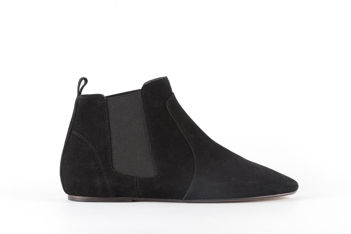ISABEL MARANT ÉTOILE BLACK SUEDE ANKLE BOOTS EU 40 UK 7 US 10