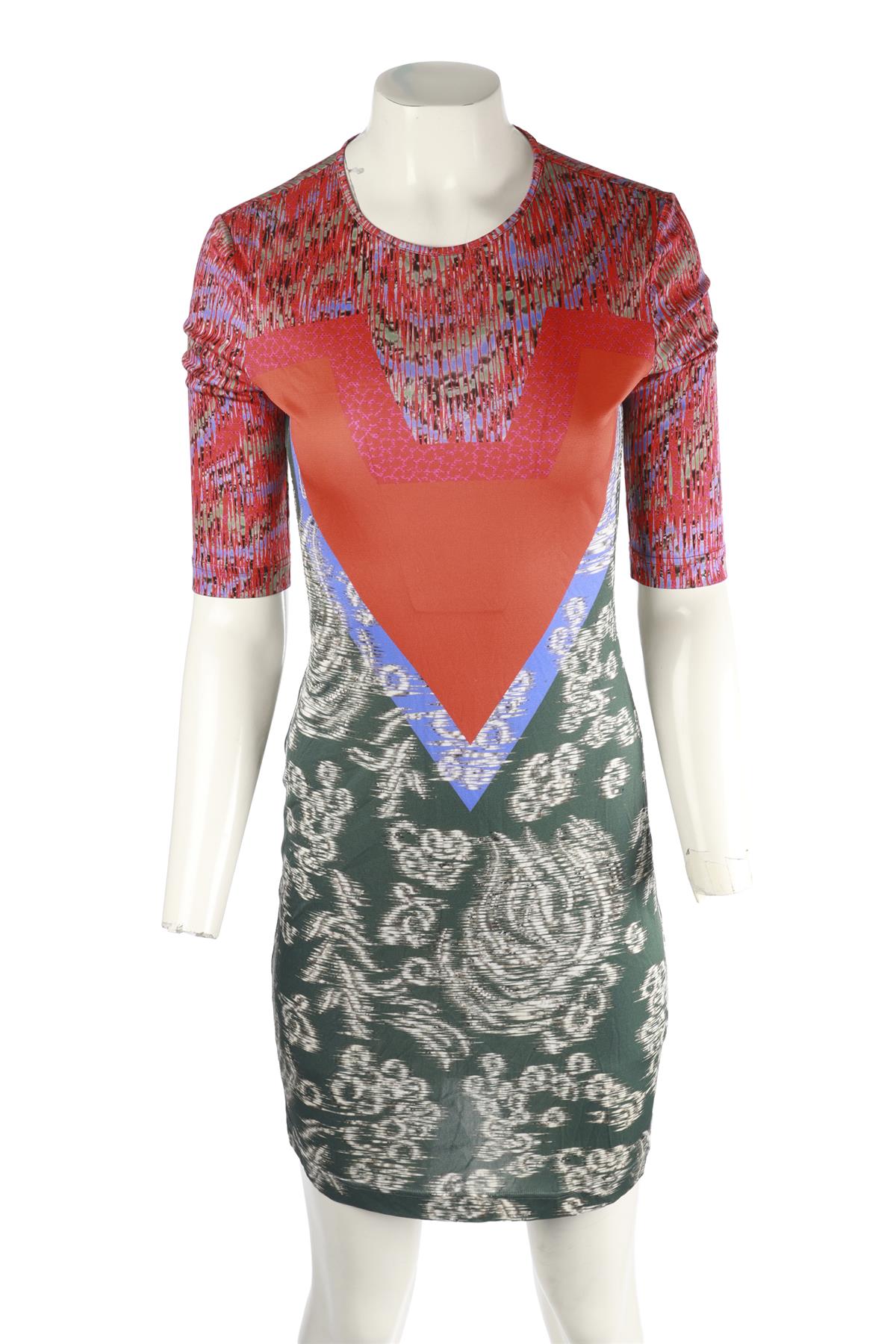 PETER PILOTTO MULTI SILK MINI DRESS UK 8