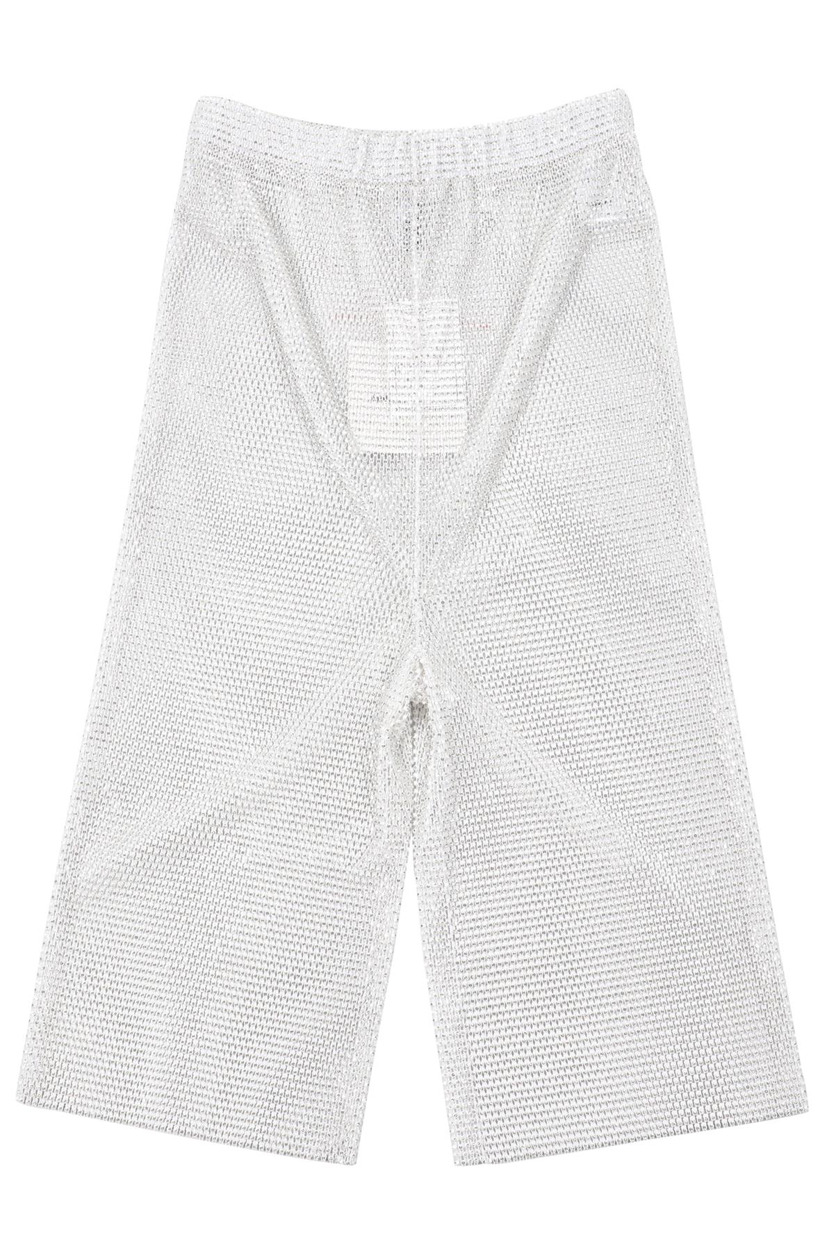 MACH & MACH SILVER CRYSTAL SHORTS UK 10 US 6