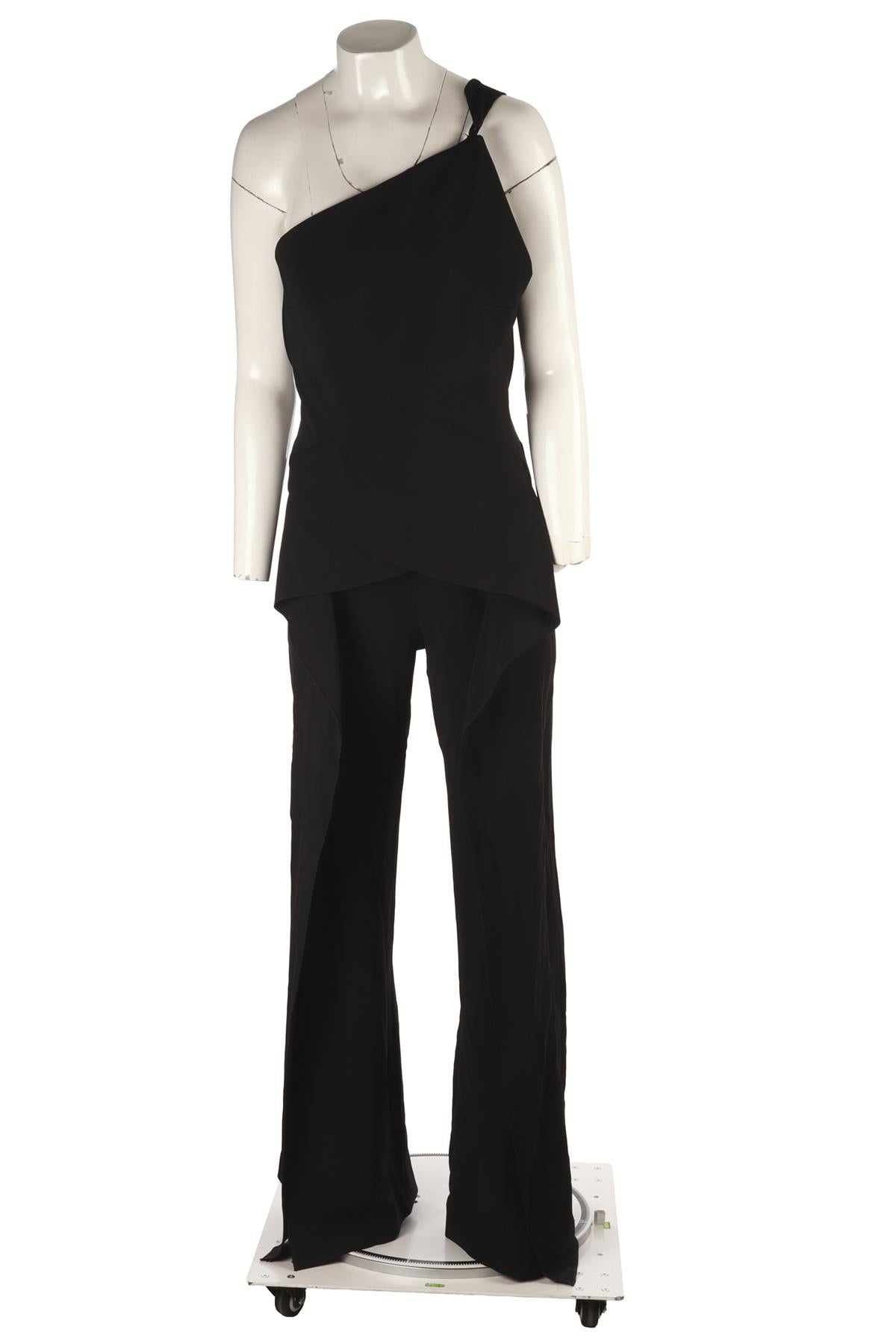 BLACK CREPE JUMPSUIT