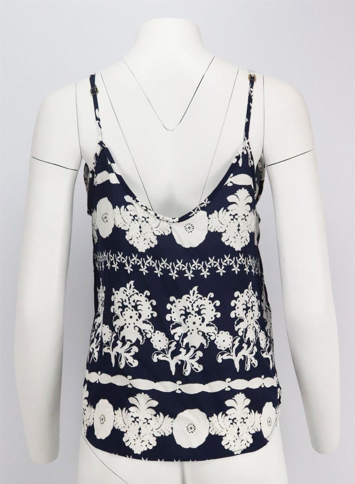 FLYNN SKYE FLORAL PRINT CREPE TOP