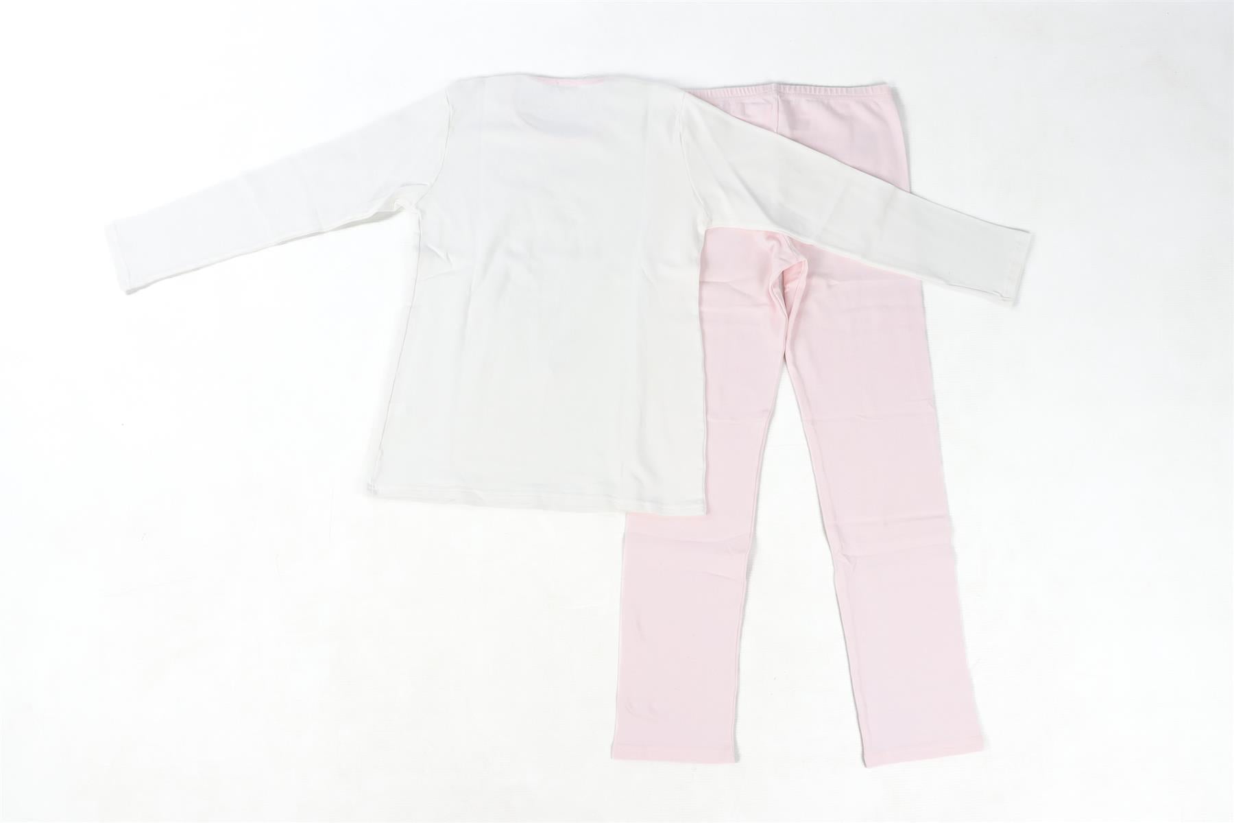 LA PERLA WHITE KIDS GIRLS PYJAMA SET 12 YEARS