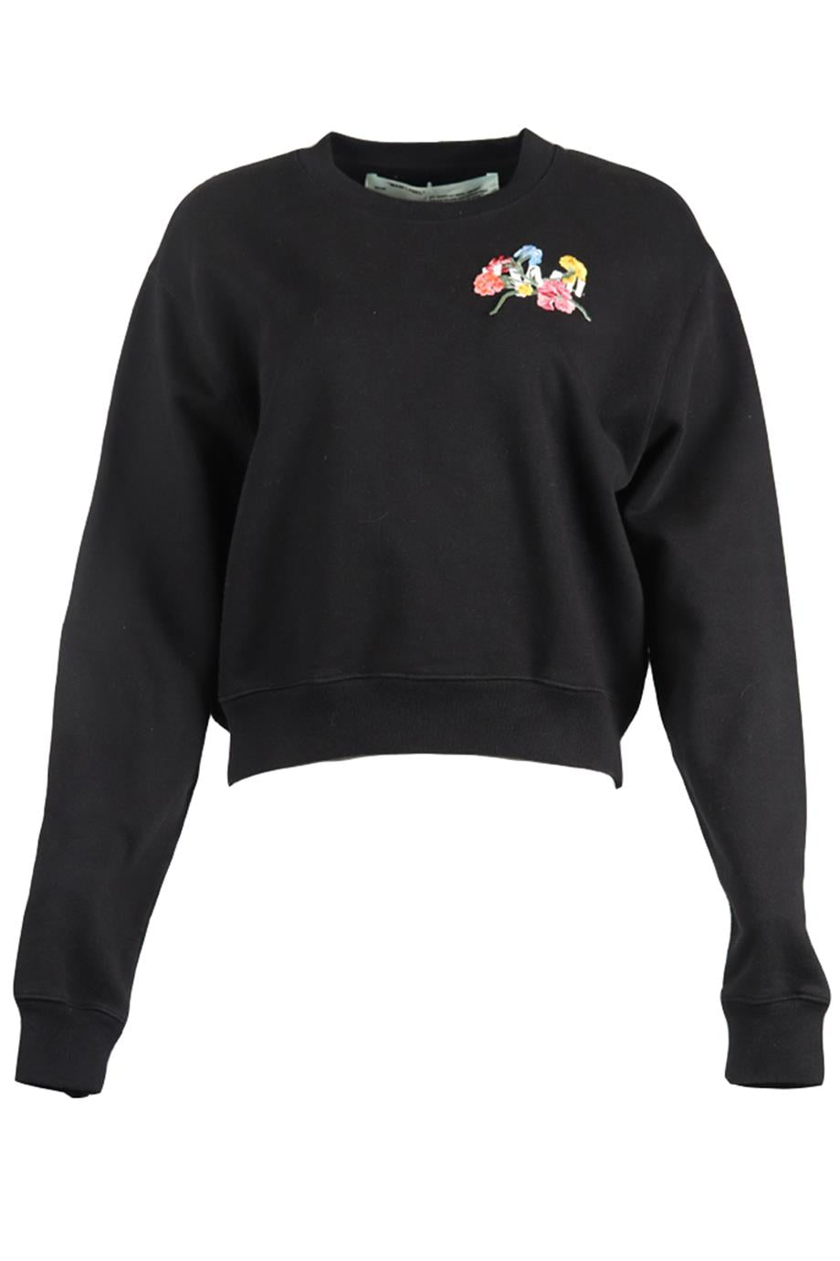 OFF-WHITE C/O VIRGIL ABLOH COTTON SWEATSHIRT SMALL
