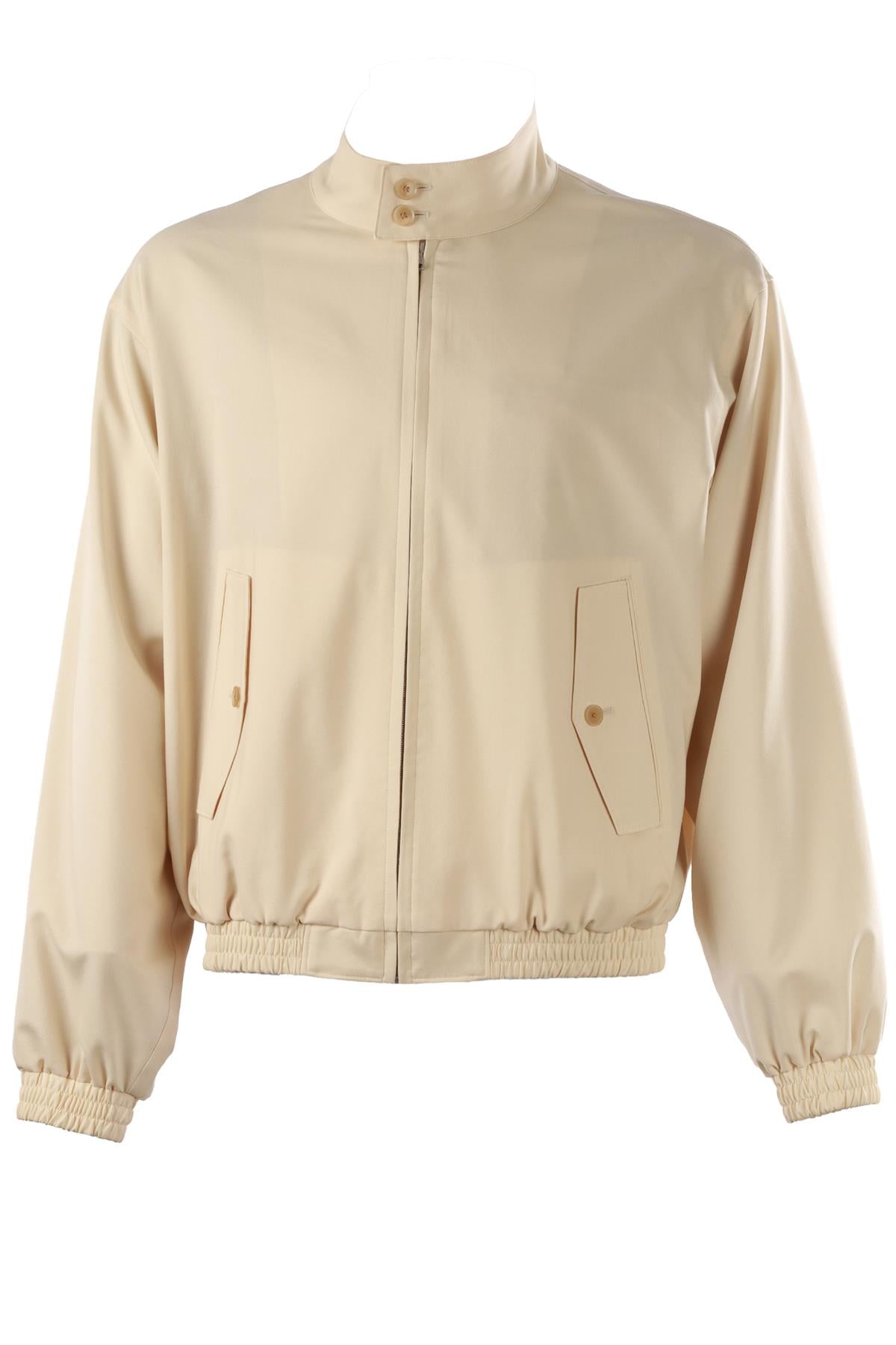 CREAM MEN'S WOOL JACKET