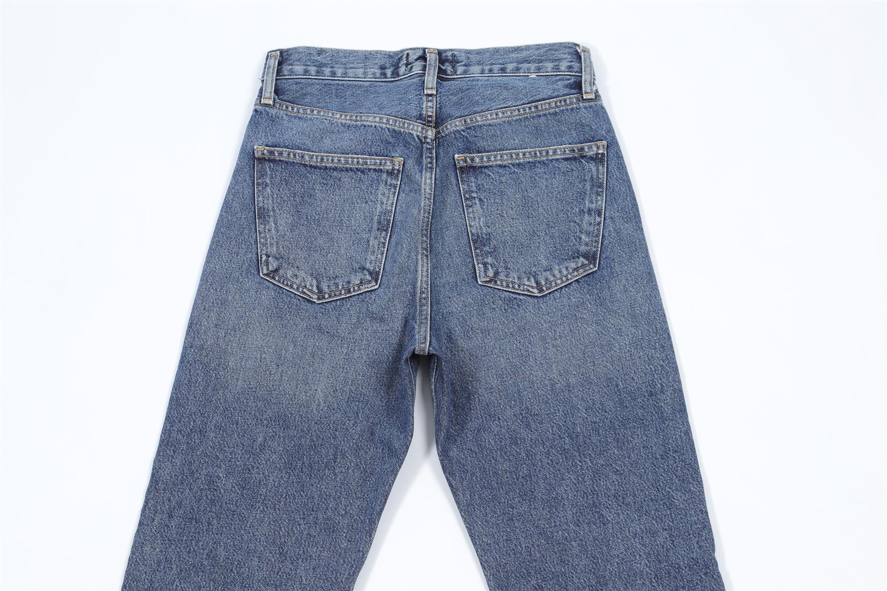 AGOLDE BLUE DENIM JEANS W24 UK 6