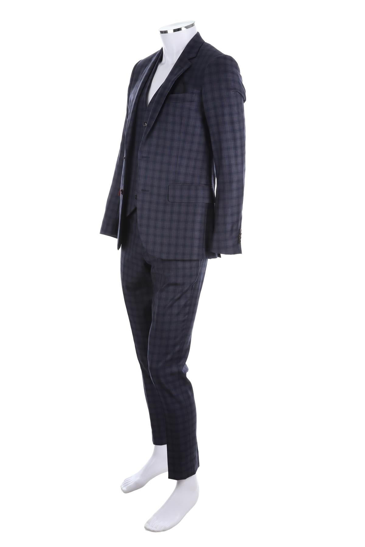 PAUL SMITH BLUE MENS WOOL SUIT UK/US 36 FR 36 IT 46