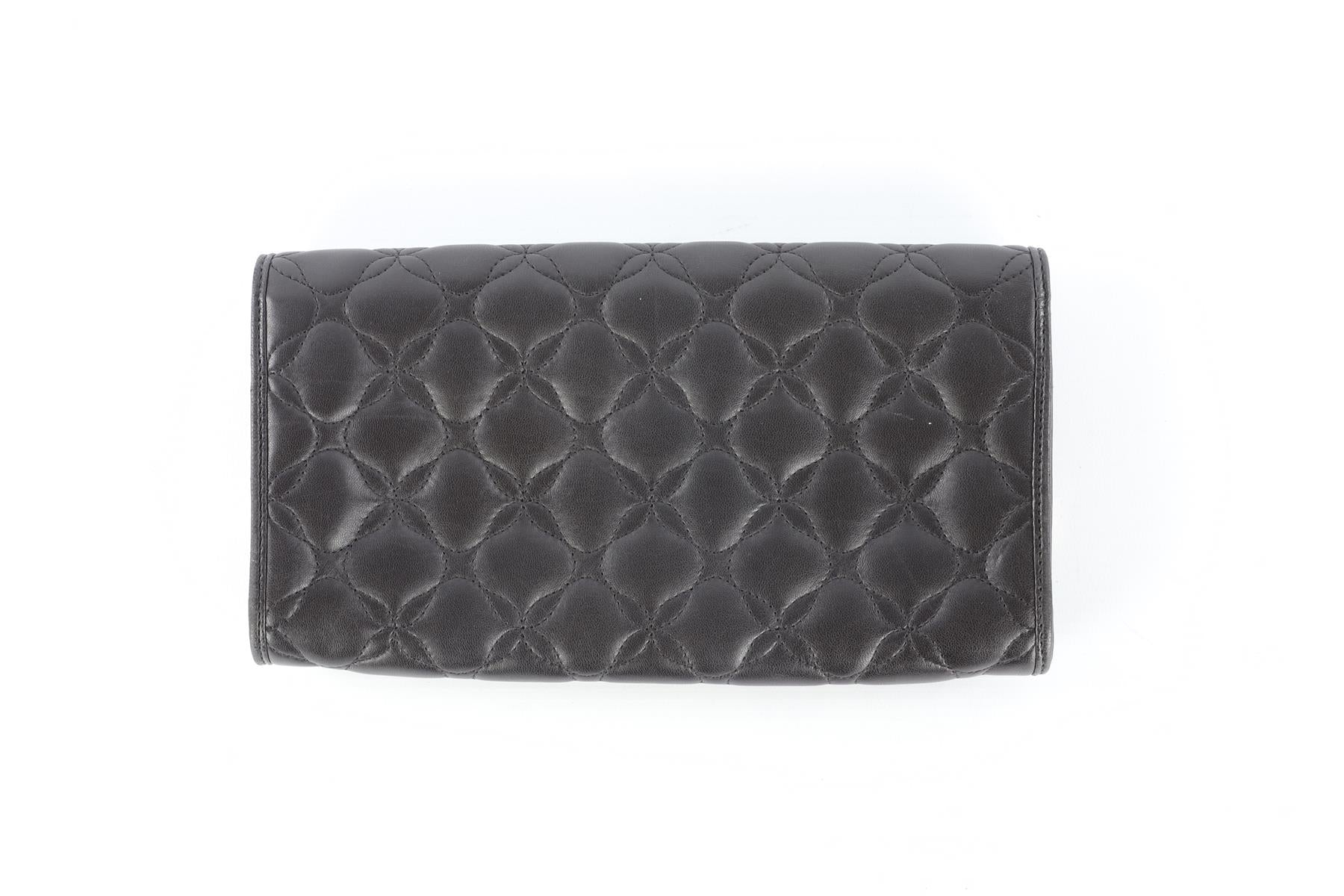 CHOPARD BLACK LEATHER CLUTCH