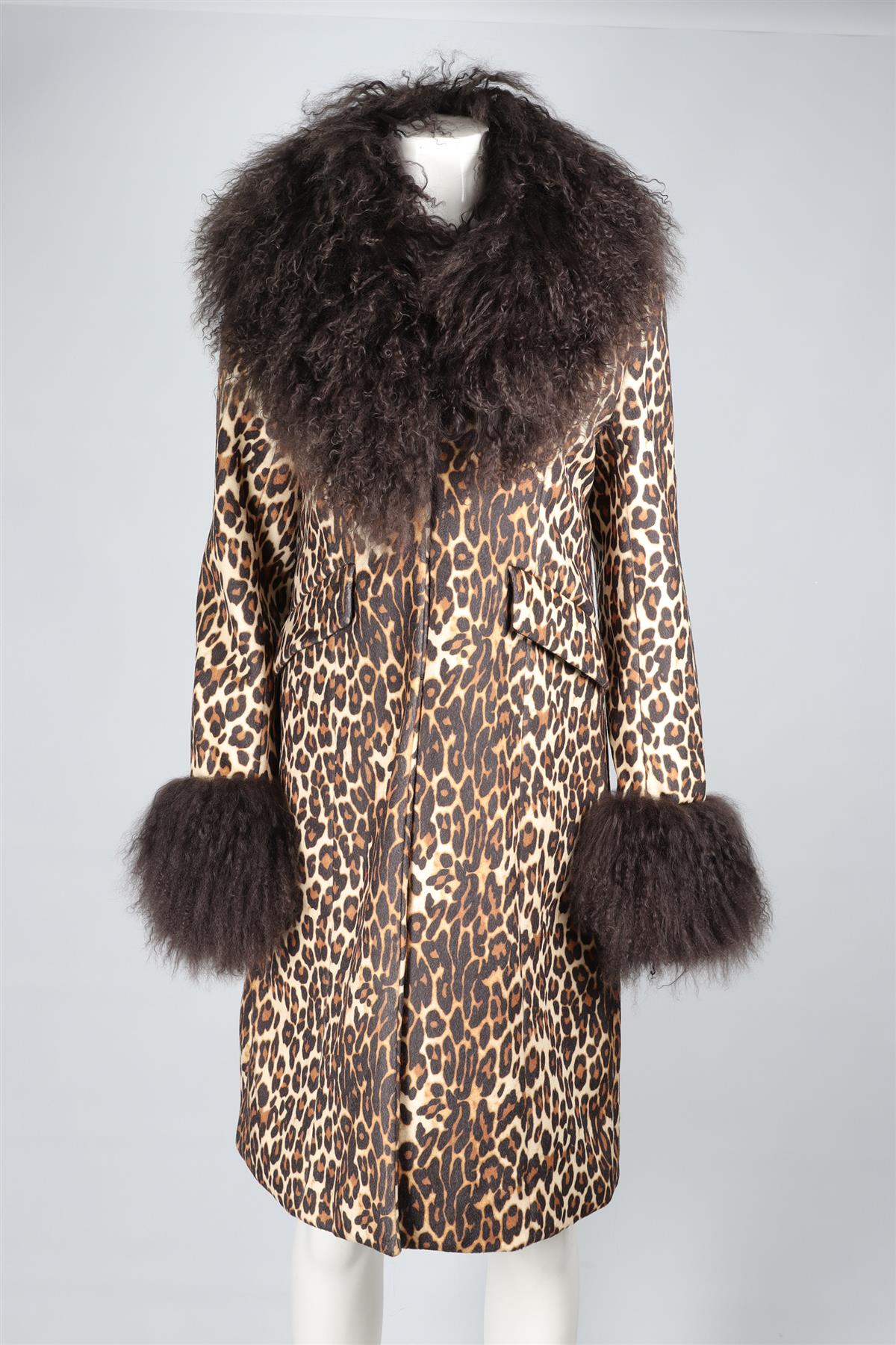 CHARLOTTE SIMONE BROWN COAT SMALL