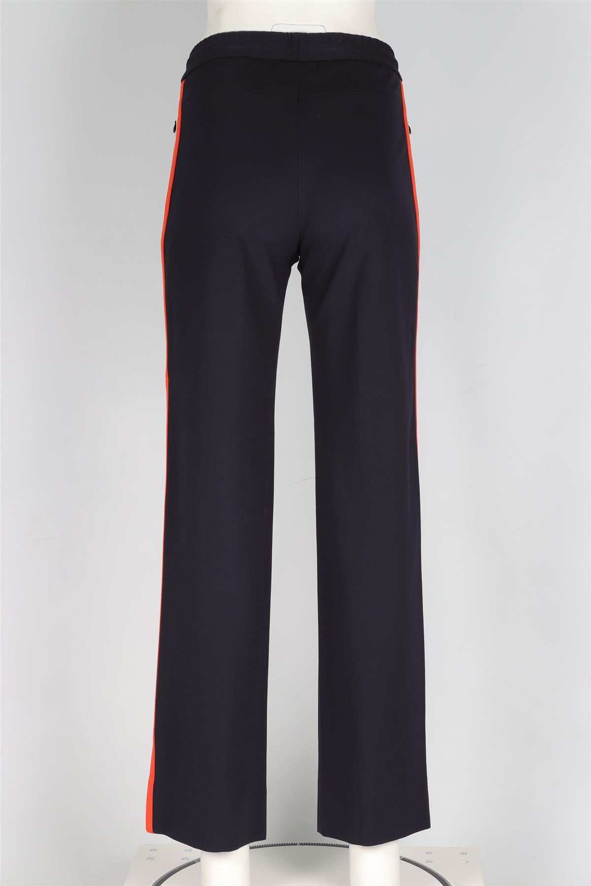 ME+EM NAVY JERSEY STRAIGHT LEG PANTS UK 6