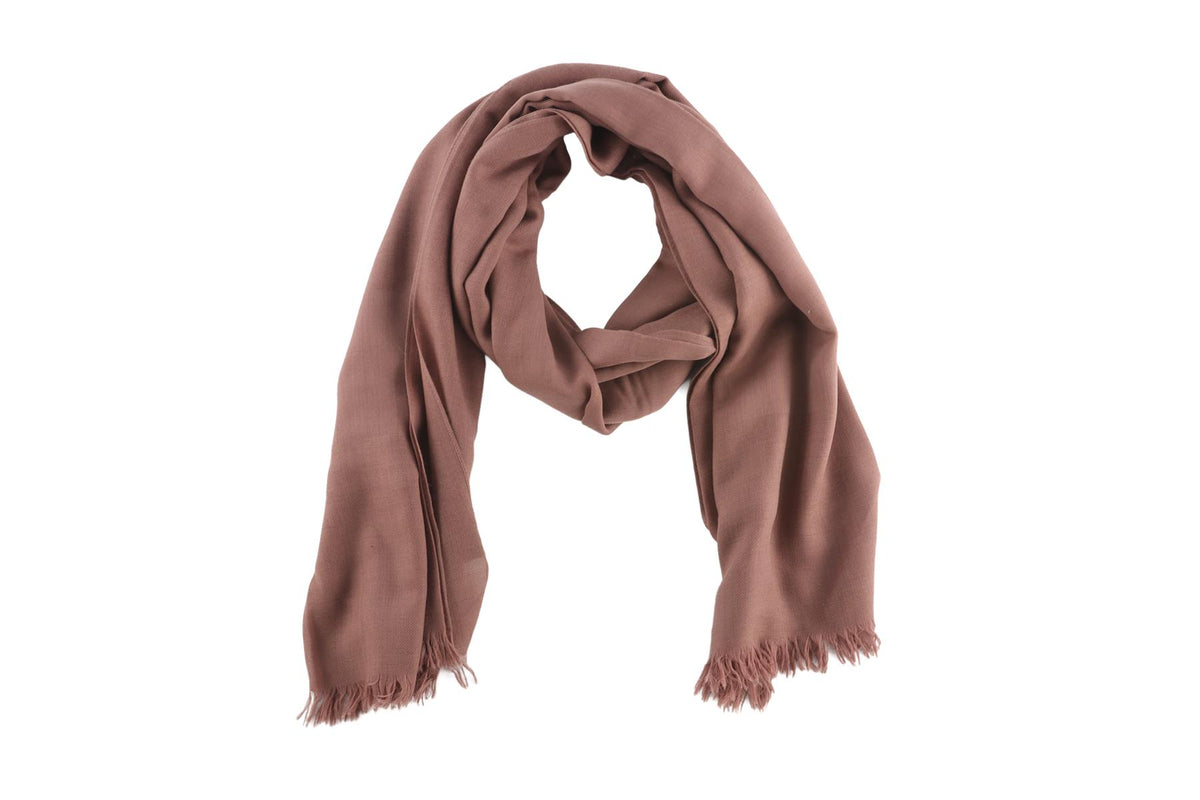 HERMÈS PINK CASHMERE SCARF