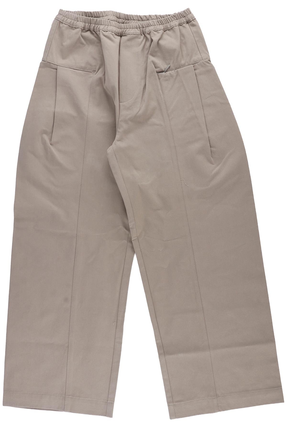 DEIJI STUDIOS GREY COTTON STRAIGHT LEG PANTS XSMALL