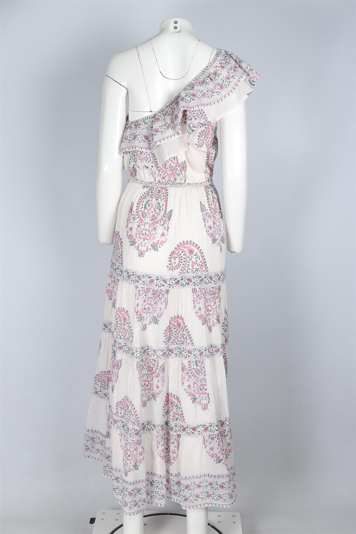 BELL BY ALICIA BELL WHITE MAXI DRESS LARGE