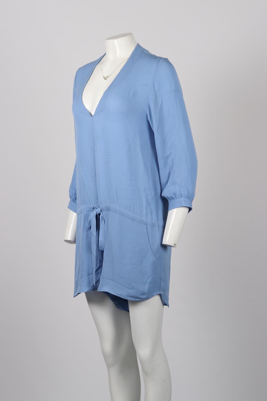 MICHELLE MASON SILK PLAYSUIT US 4 UK 8