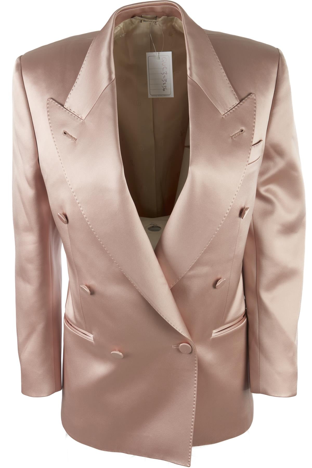 GUCCI PINK SILK BLAZER IT 36 UK 4