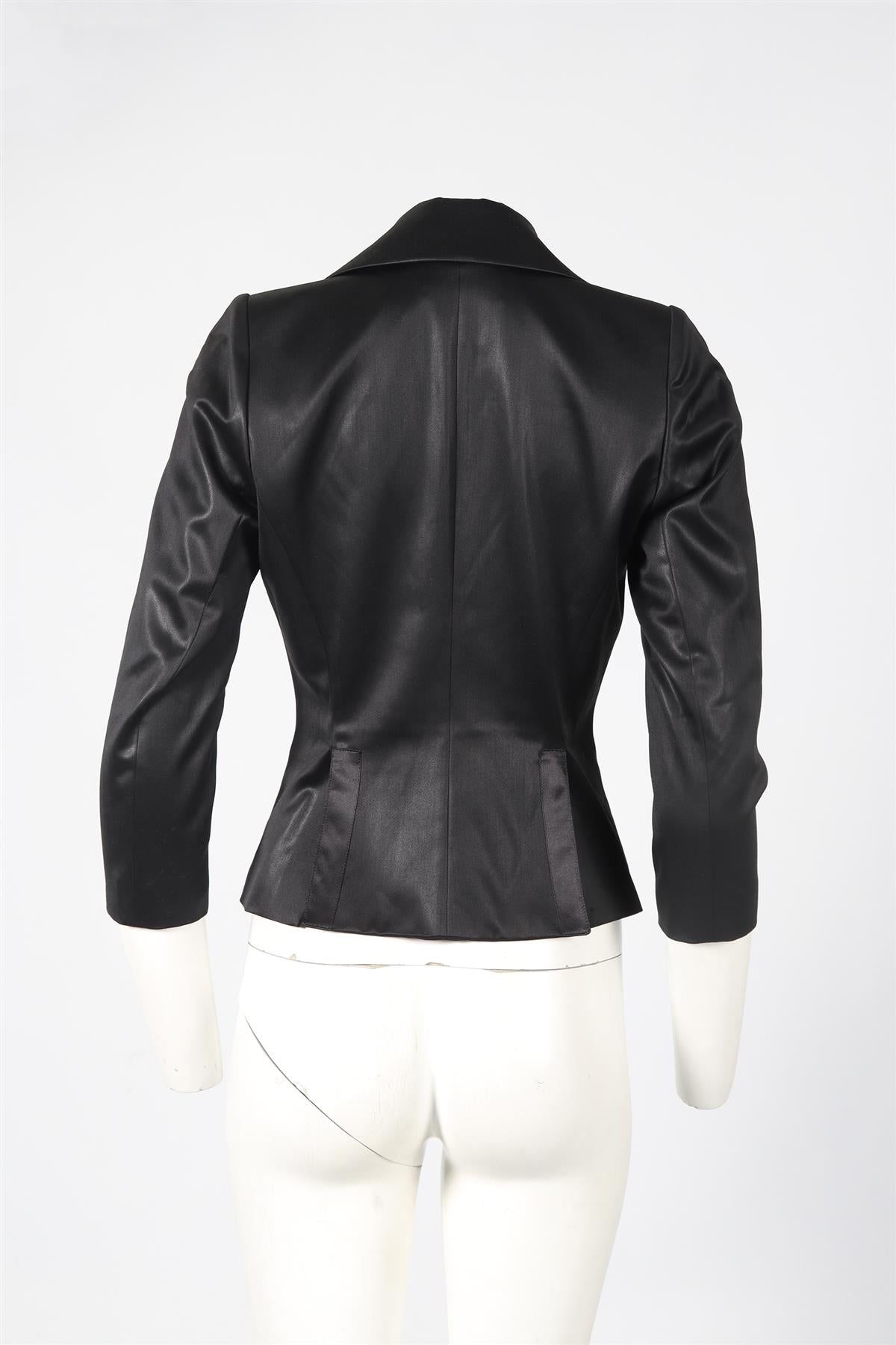 PACO RABANNE WOOL AND SILK BLEND BLAZER FR 38 UK 10