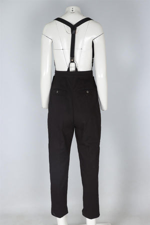 TEMPERLEY LONDON BLACK STRAIGHT LEG PANTS UK 10
