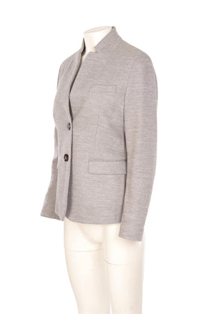 PESERICO GREY COTTON BLAZER IT 46 UK 14