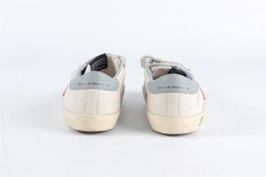 GOLDEN GOOSE DELUXE BRAND CREAM KIDS GIRLS SNEAKERS EU 27 UK 9 US 10